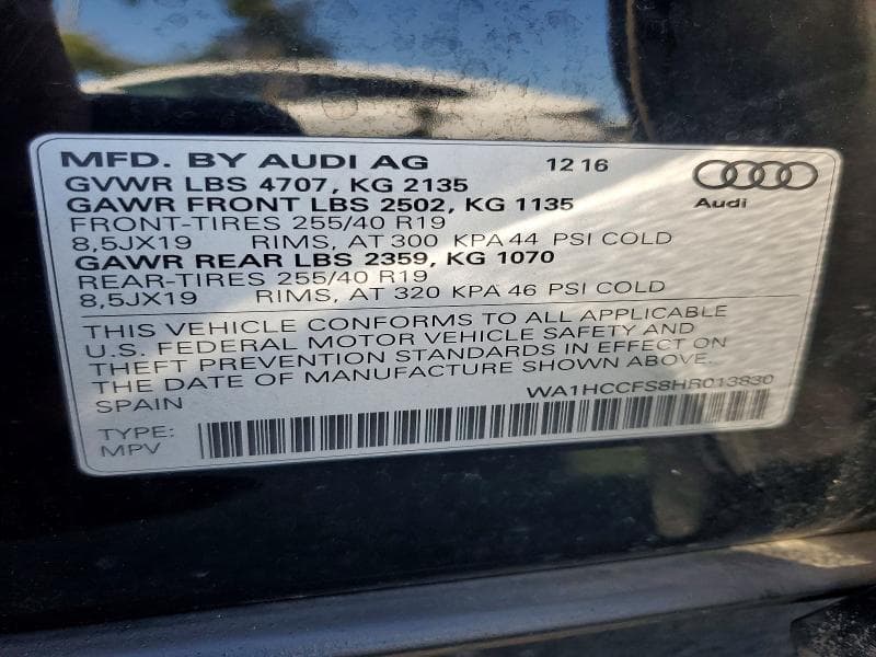 2017 AUDI Q3 PREMIUM PLUS 14
