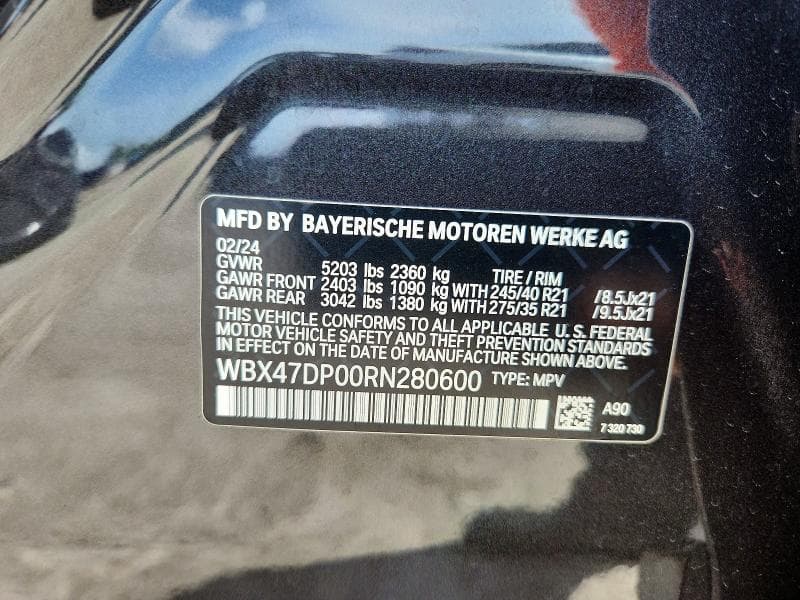 2024 BMW X3 SDRIVE30I SDRIVE30I 14