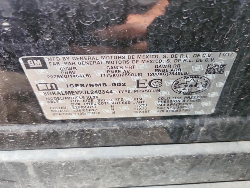 2018 GMC TERRAIN SLE 13