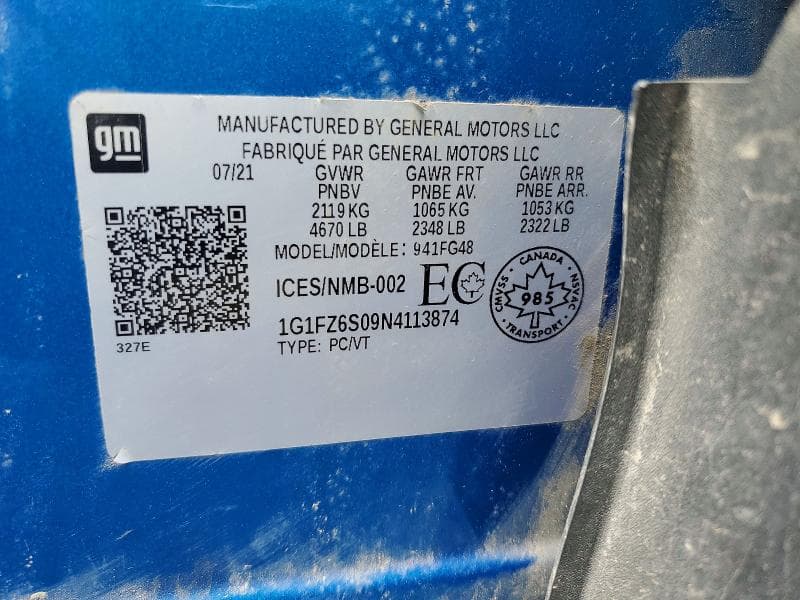 2022 CHEVROLET BOLT EUV PREMIER 14