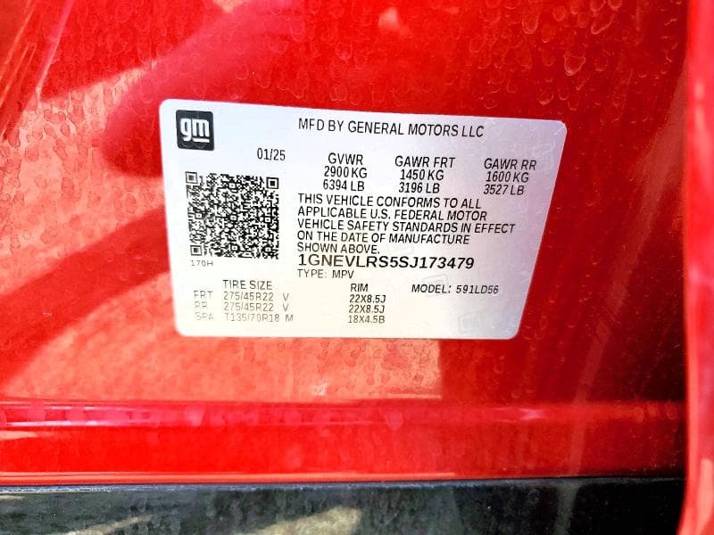 2025 CHEVROLET TRAVERSE RS 14