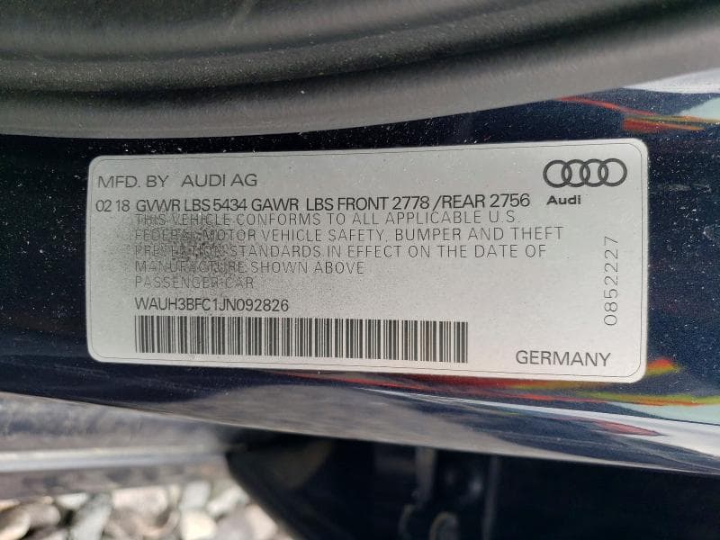 2018 AUDI A6 PRESTIGE 12