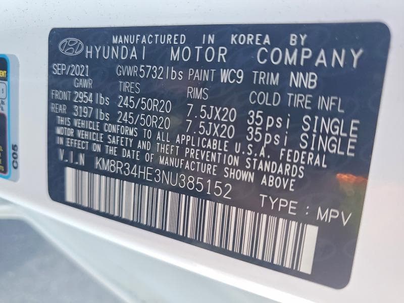 2022 HYUNDAI PALISADE SEL 13