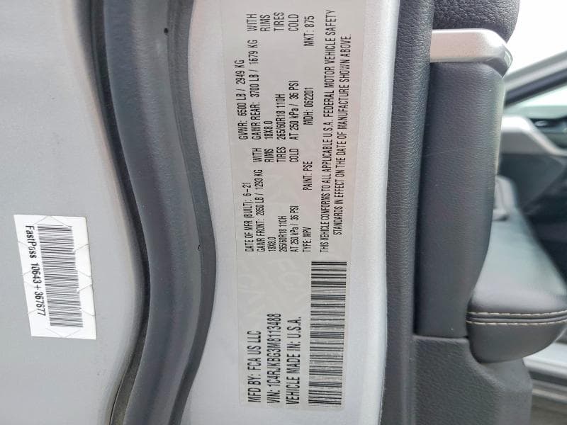 2021 JEEP GRAND CHEROKEE L LIMITED 14
