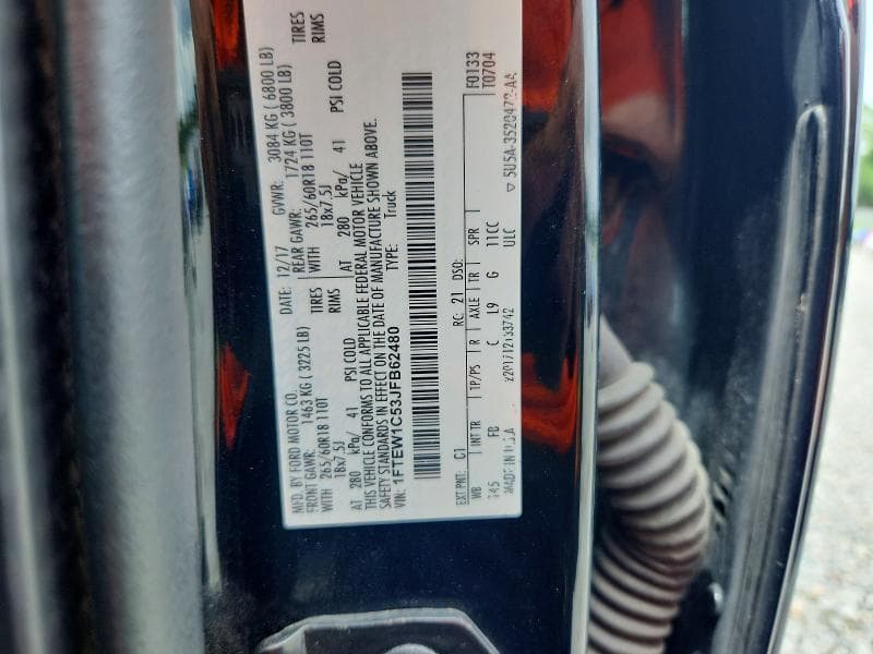2018 FORD F150 SUPERCREW 12