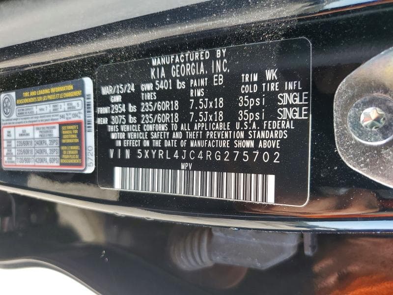 2024 KIA SORENTO S 14