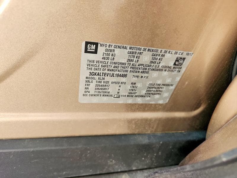 2018 GMC TERRAIN SLE 13