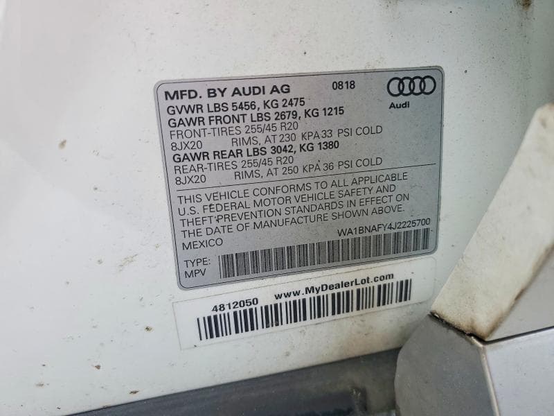 2018 AUDI Q5 PREMIUM PLUS 12