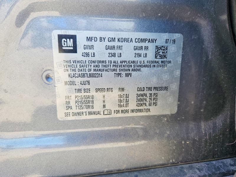 2020 BUICK ENCORE PREFERRED 13