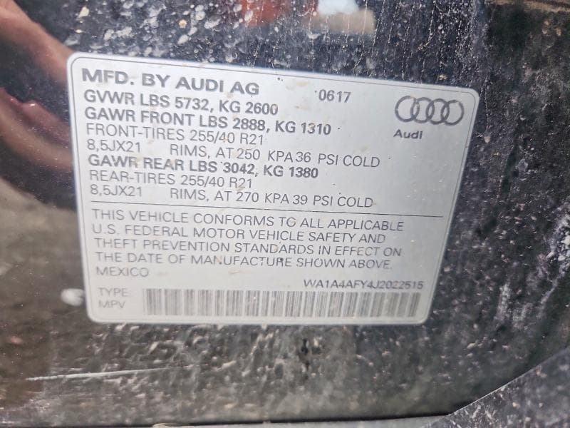 2018 AUDI SQ5 PREMIUM PLUS 12