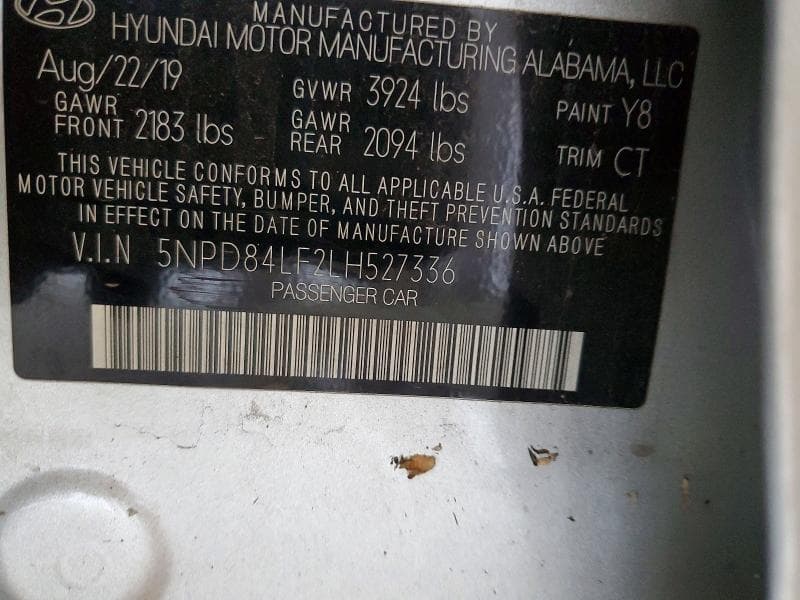 2020 HYUNDAI ELANTRA SEL 12