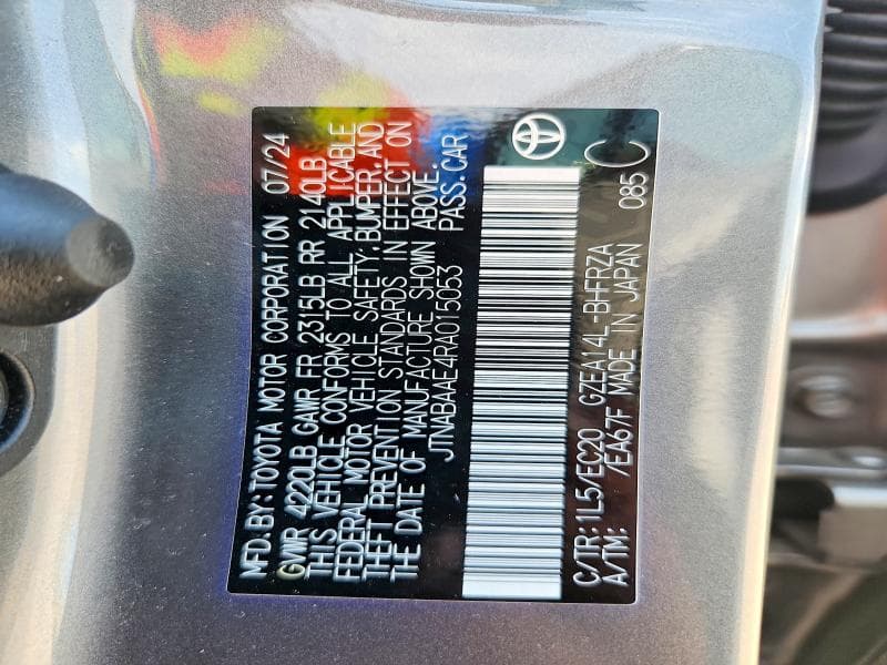 2024 TOYOTA GR COROLLA PREMIUM 12