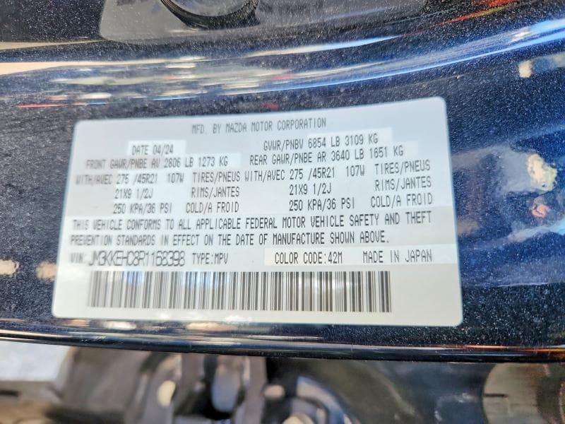 2024 MAZDA CX-90 PREMIUM PLUS PREMIUM PLUS 14