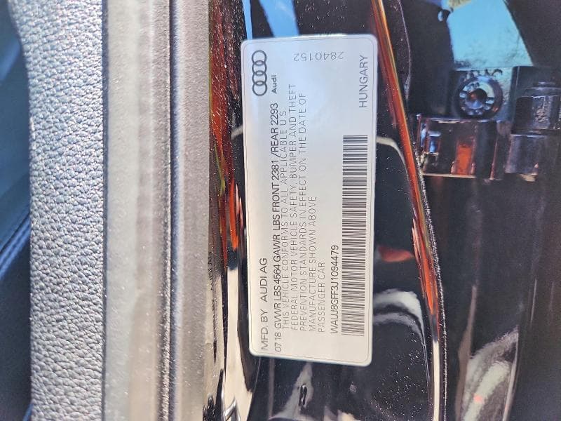 2018 AUDI A3 PREMIUM PLUS 12