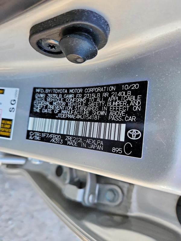 2021 TOYOTA COROLLA LE 13