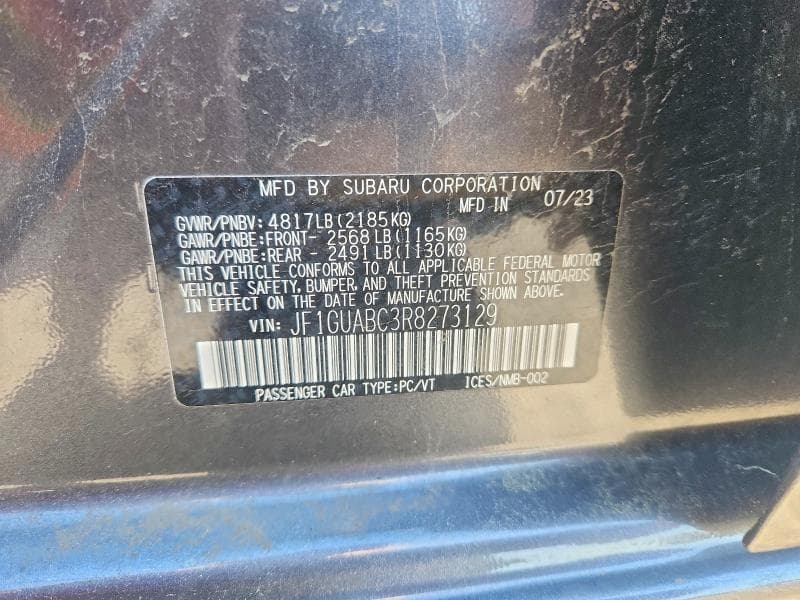 2024 SUBARU IMPREZA 12