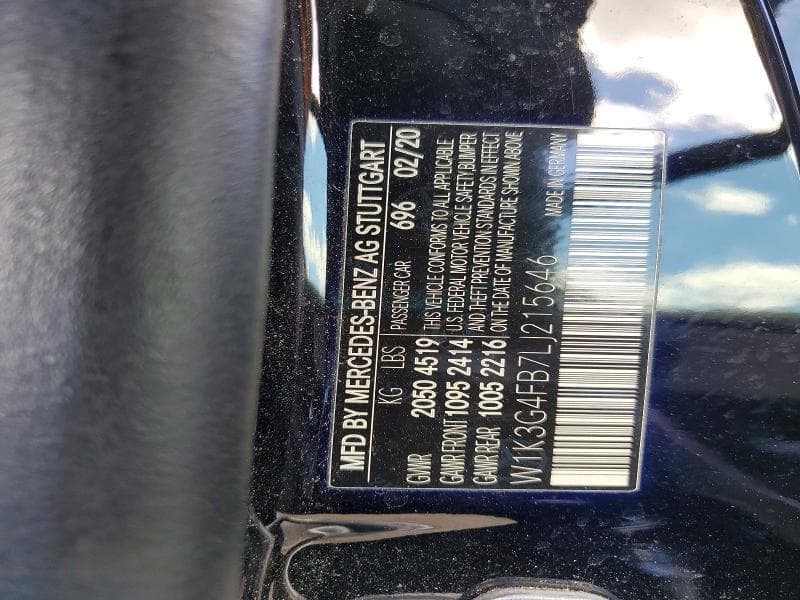 2020 MERCEDES-BENZ A 220 4MATIC 12