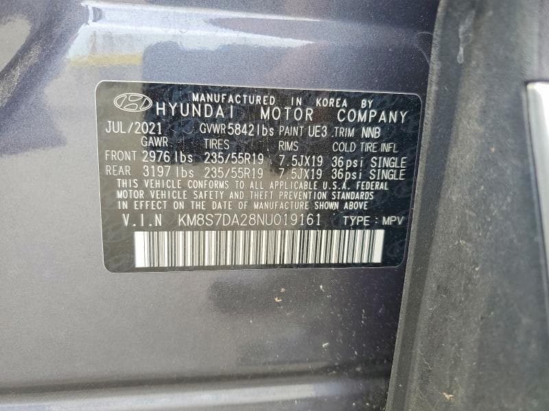 2022 HYUNDAI SANTA FE LIMITED 14
