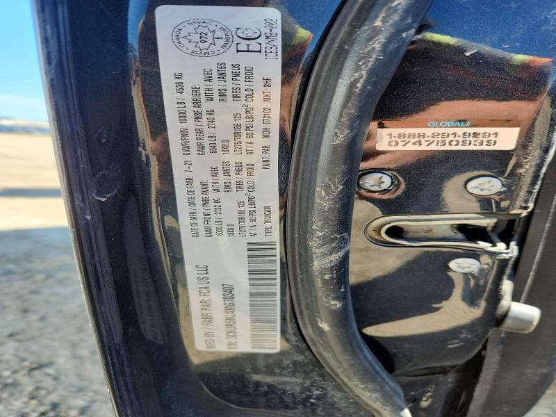 2021 RAM 2500 LARAMIE 12