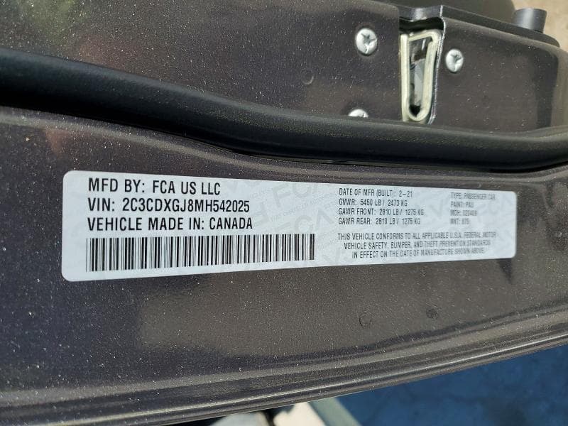 2021 DODGE CHARGER SCAT PACK 12