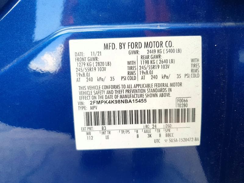 2022 FORD EDGE TITANIUM 13