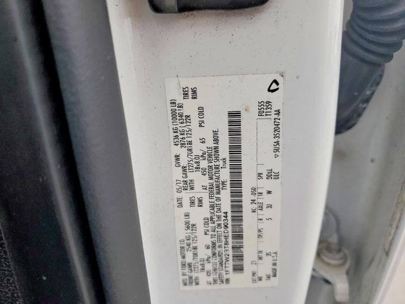 2017 FORD F250 SUPER DUTY 12