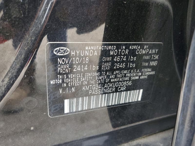 2019 GENESIS G70 ELITE 12