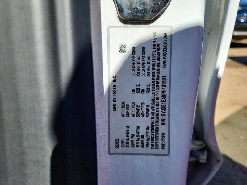 2023 TESLA MODEL 3 12