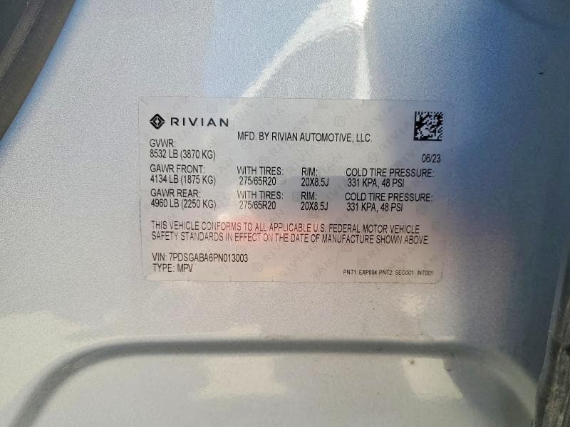 2023 RIVIAN R1S ADVENTURE 13