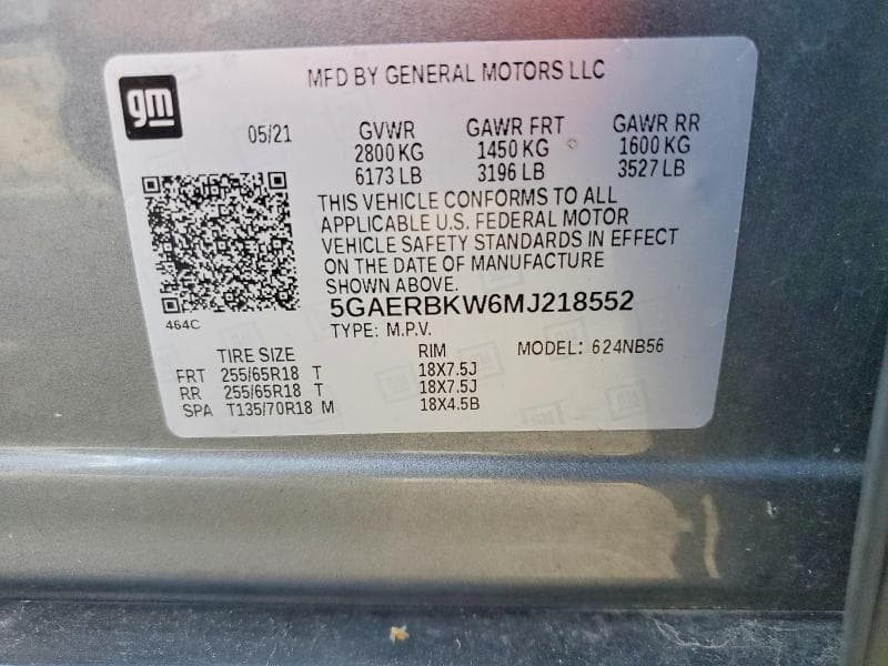 2021 BUICK ENCLAVE ESSENCE 13