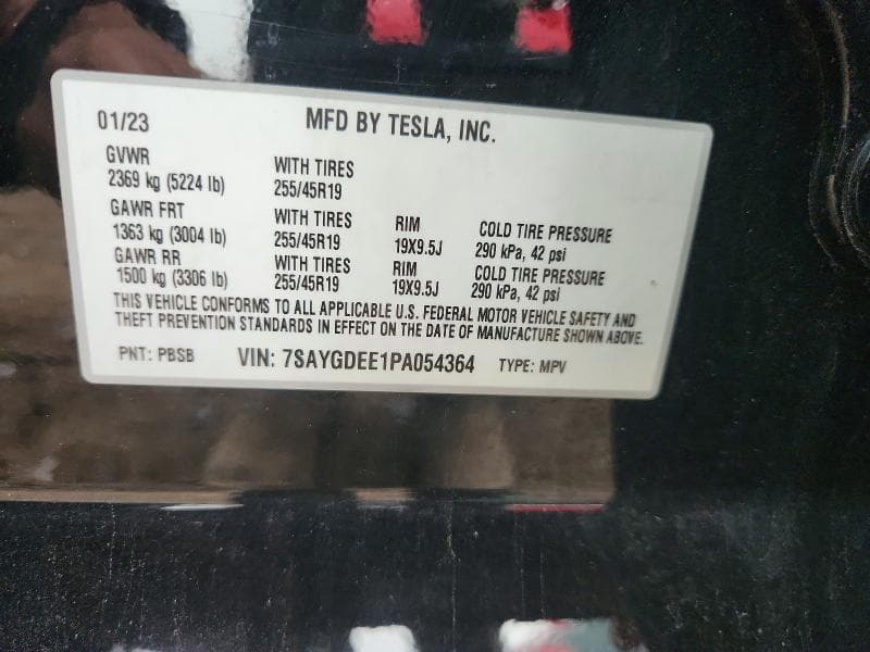 2023 TESLA MODEL Y 12