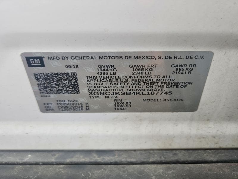 2019 CHEVROLET TRAX LS 13
