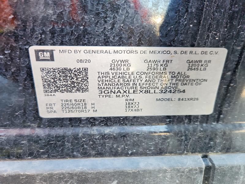 2020 CHEVROLET EQUINOX LT 13