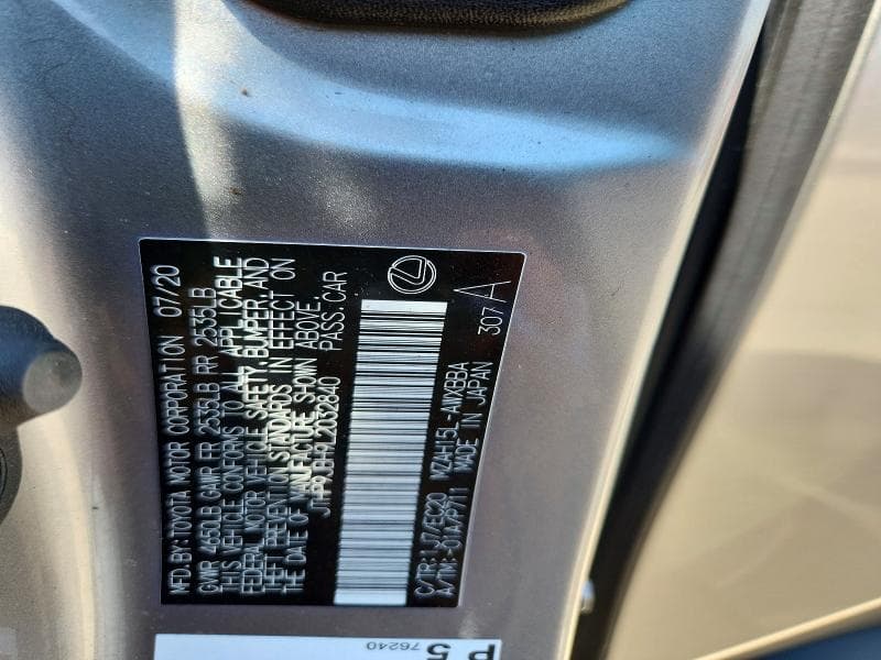 2020 LEXUS UX 250H 13