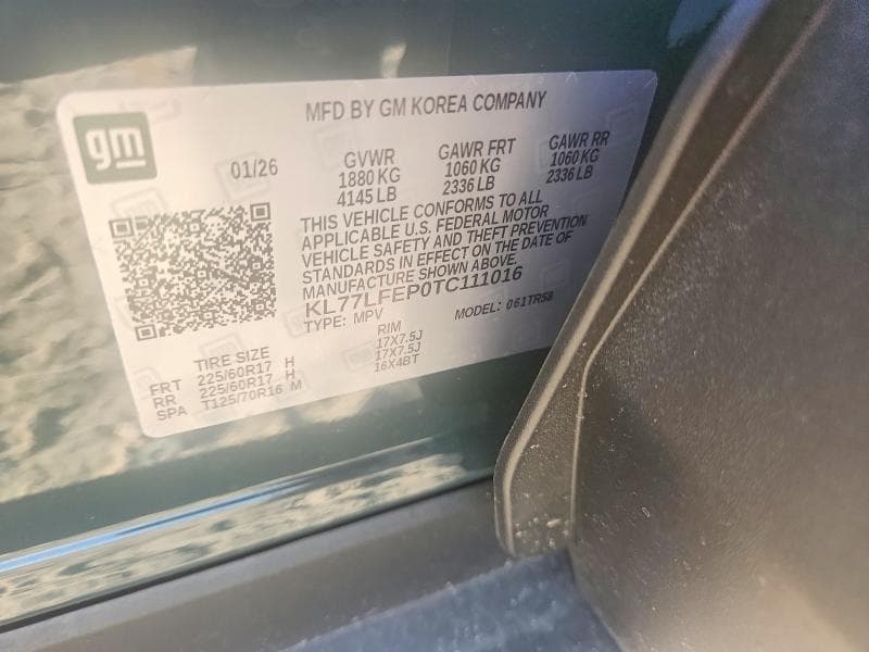 2026 CHEVROLET TRAX LS 12