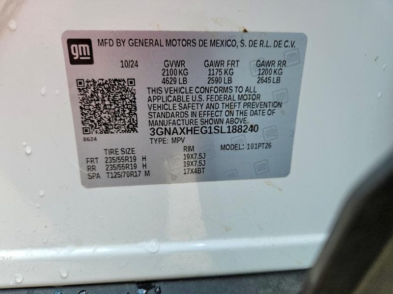 2025 CHEVROLET EQUINOX LT 13