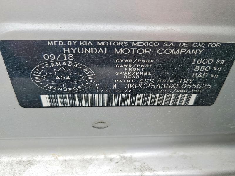 2019 HYUNDAI ACCENT SE 12