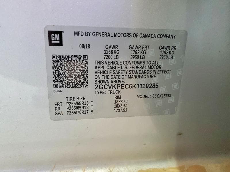 2019 CHEVROLET SILVERADO LD K1500 LT 12