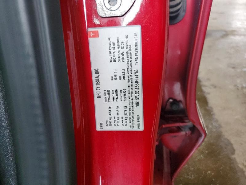 2018 TESLA MODEL 3 13