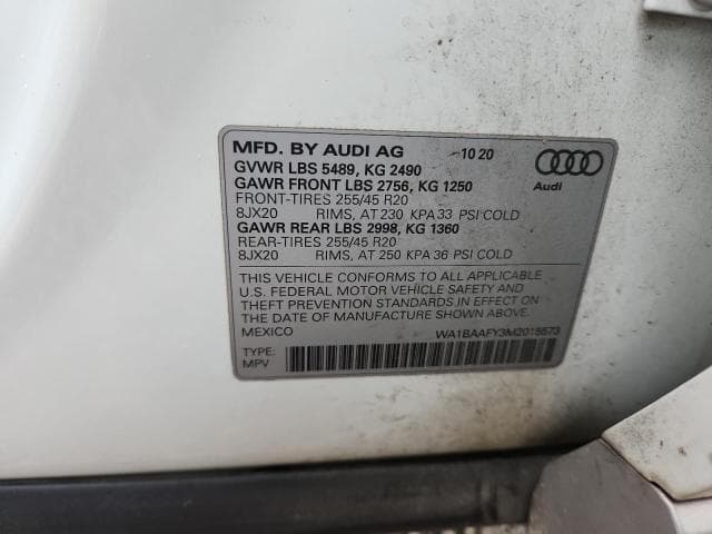 2021 AUDI Q5 PREMIUM PLUS 13