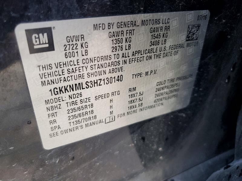 2017 GMC ACADIA SLT-1 13