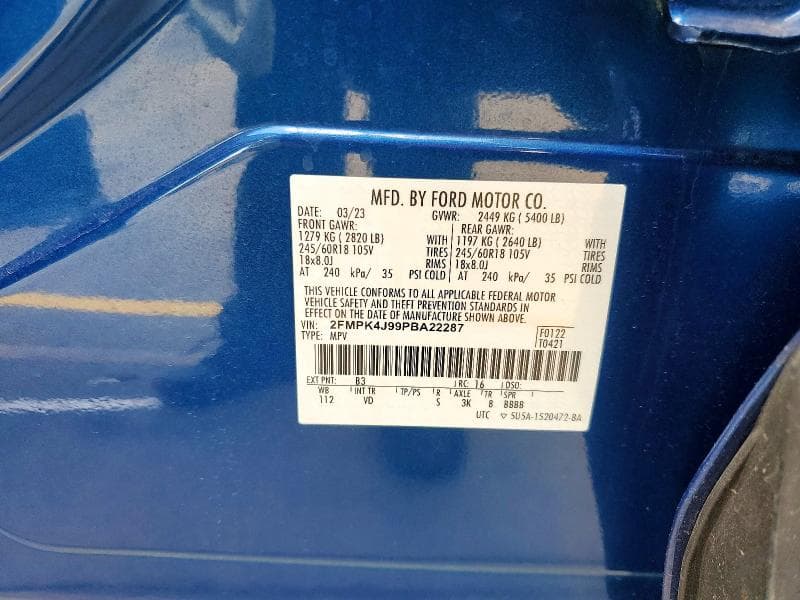 2023 FORD EDGE SEL 14