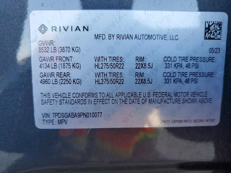 2023 RIVIAN R1S ADVENTURE 14