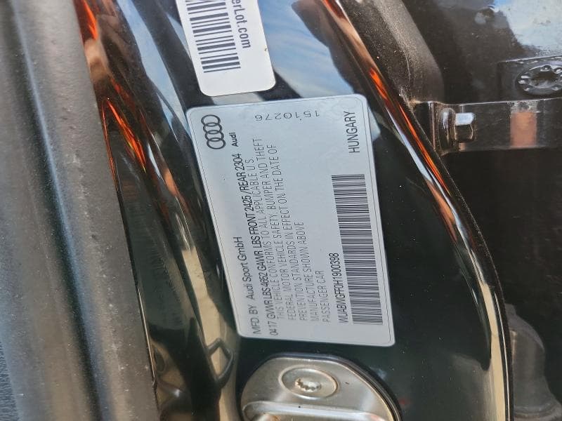 2017 AUDI RS3 12