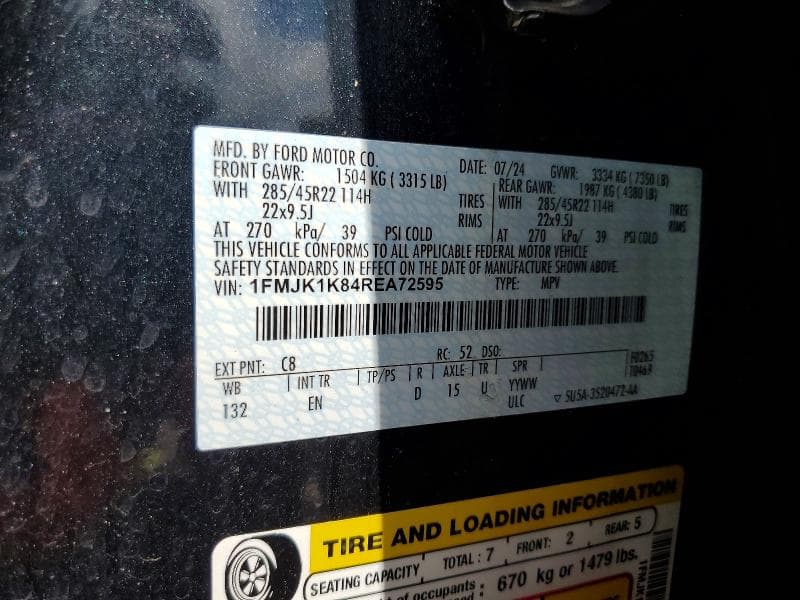 2024 FORD EXPEDITION MAX LIMITED 14