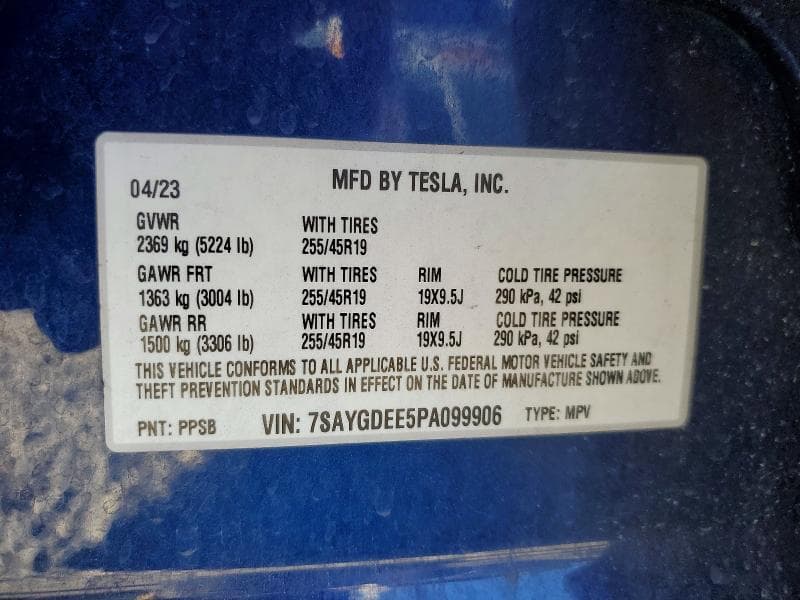 2023 TESLA MODEL Y 12