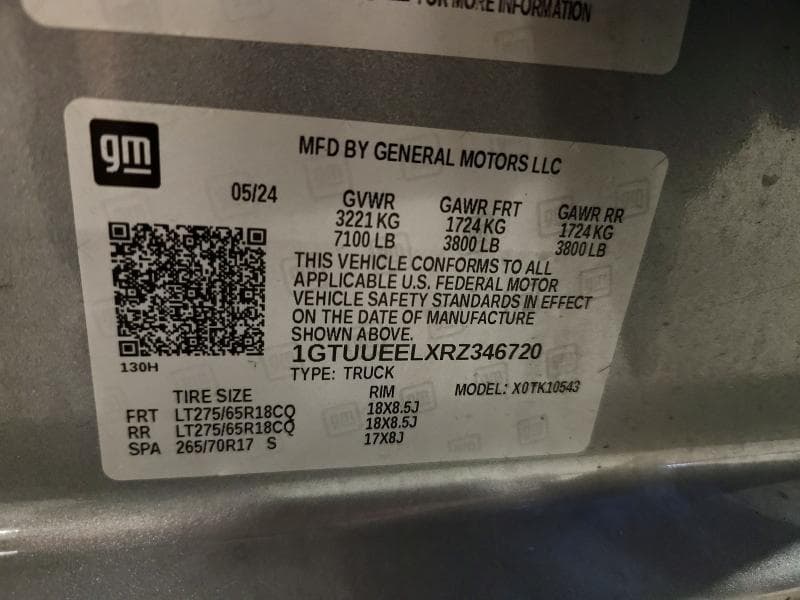 2024 GMC SIERRA K1500 AT4 12