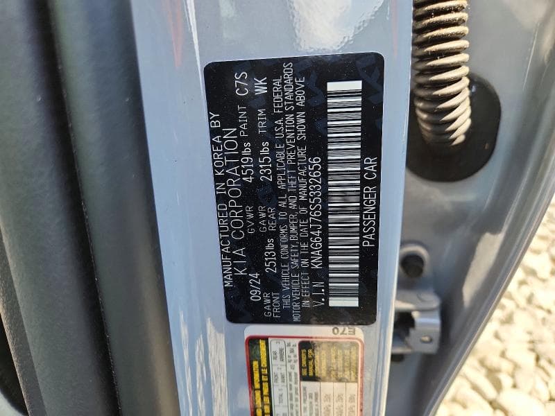 2025 KIA K5 GT LINE 12