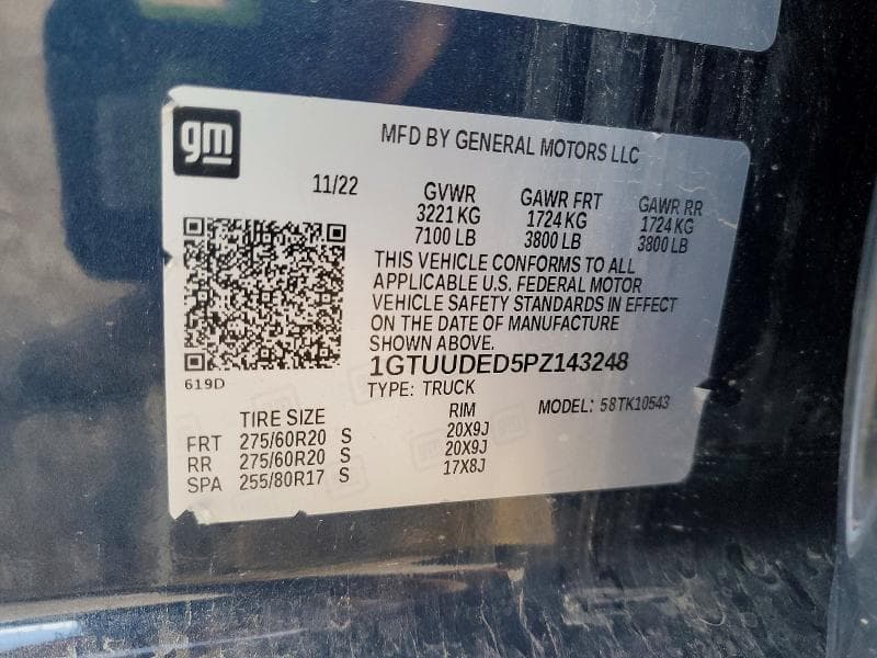 2023 GMC SIERRA K1500 SLT 13