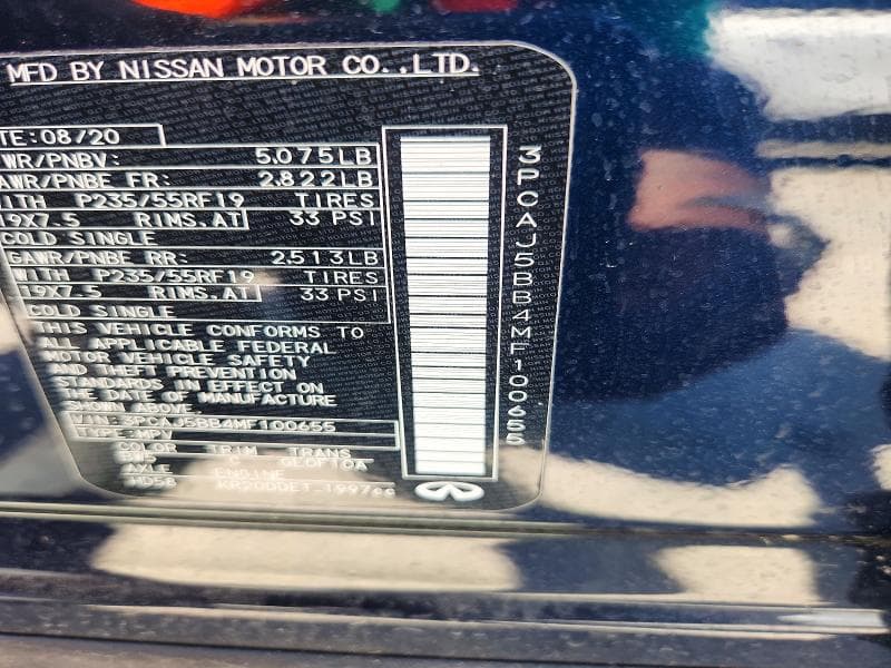 2021 INFINITI QX50 LUXE 13